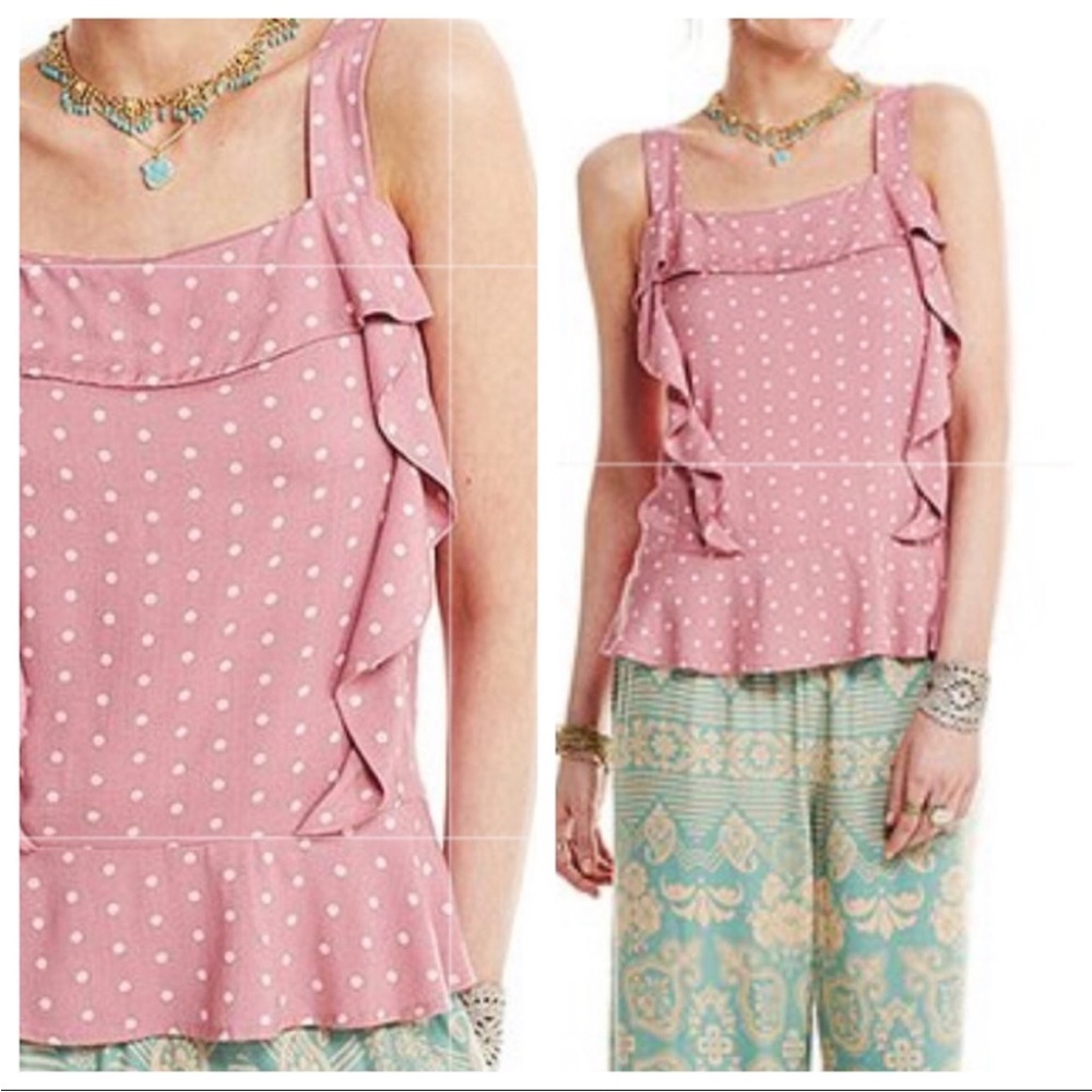 Matilda Jane Pink Clam Bake Ruffled Tank - Picture 6 of 6